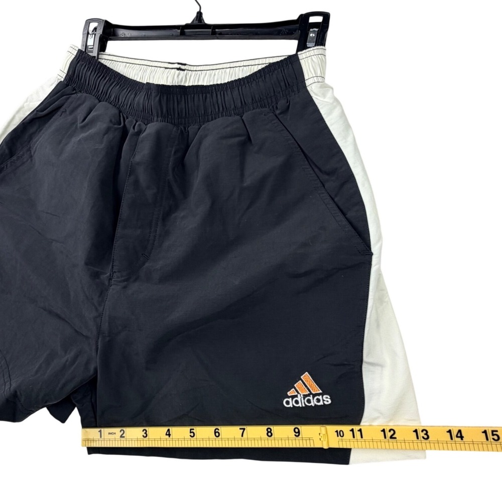 Vintage Adidas Ultimate Shorts Men 34 Black White Athletic Training 90s NWT - Picture 14 of 14